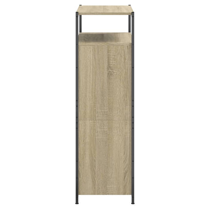 skoreol 75x34x112 cm konstrueret træ sonoma-eg