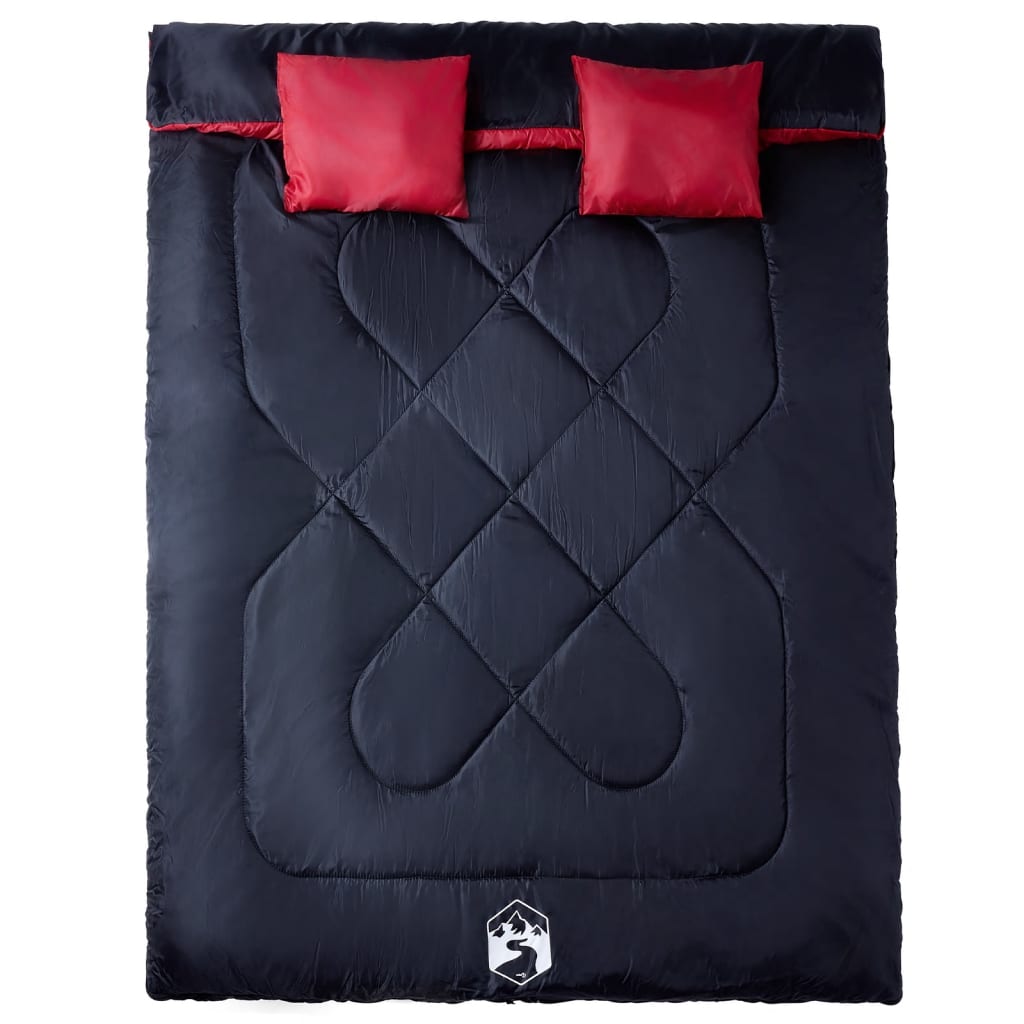 dobbelt sovepose med puder 3-4 årstider til voksne