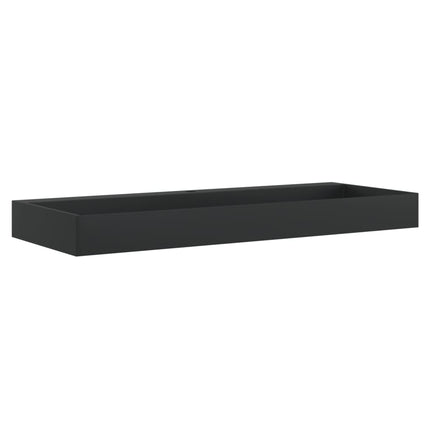 håndvask 120x46x11 cm mineralstøbt/marmorstøbt matsort