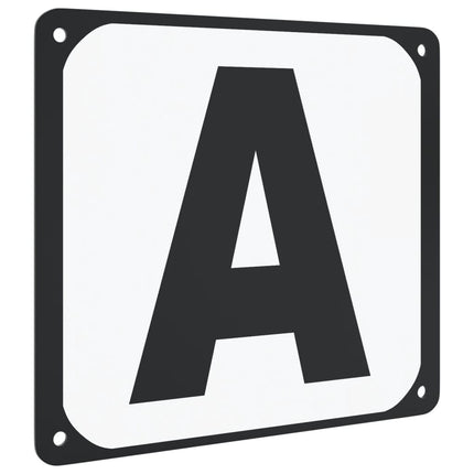 dressurbogstaver 12 stk. stål