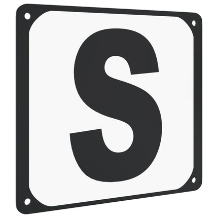 dressurbogstaver 12 stk. stål