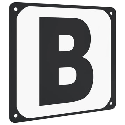 dressurbogstaver 12 stk. stål