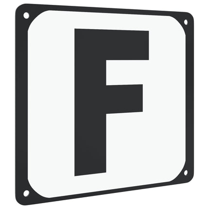 dressurbogstaver 12 stk. stål