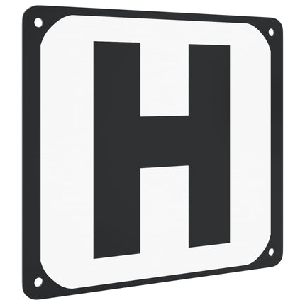dressurbogstaver 12 stk. stål