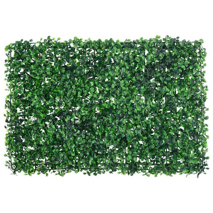 kunstige hække 6 stk. 40x60 cm grøn