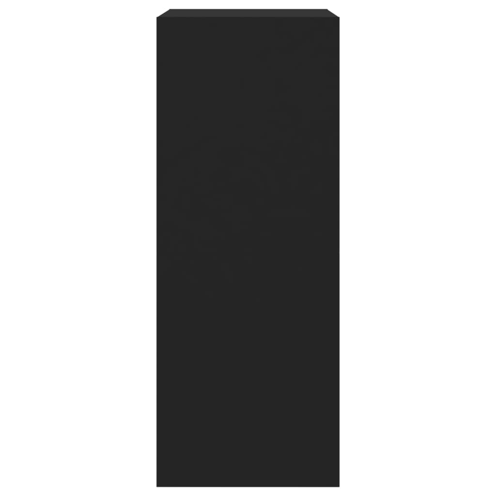 skoskab med 2 vippeskuffer 60x42x108 cm sort