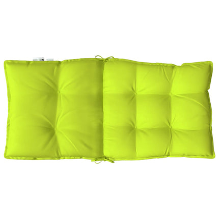 stolehynder m. lav ryg 6 stk. oxfordstof lysegrøn