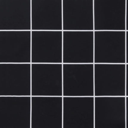 Udendørspude 4 stk. Sort Tjekmønster 100 x 50 x 7 cm