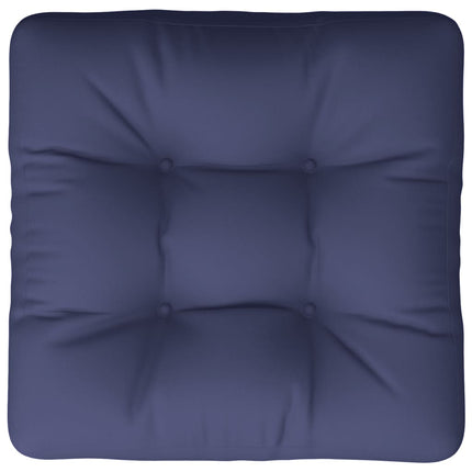 pallehynde 60x60x12 cm stof marineblå