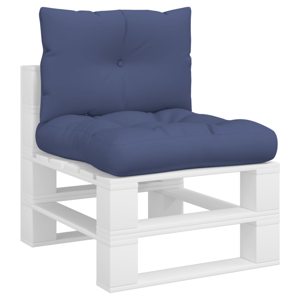 pallehyndesæt 60x38x13 cm stof Marineblå
