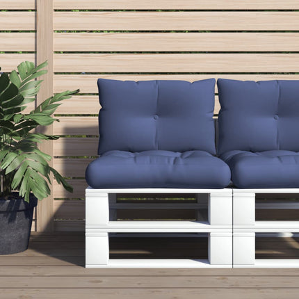pallehyndesæt 60x38x13 cm stof Marineblå
