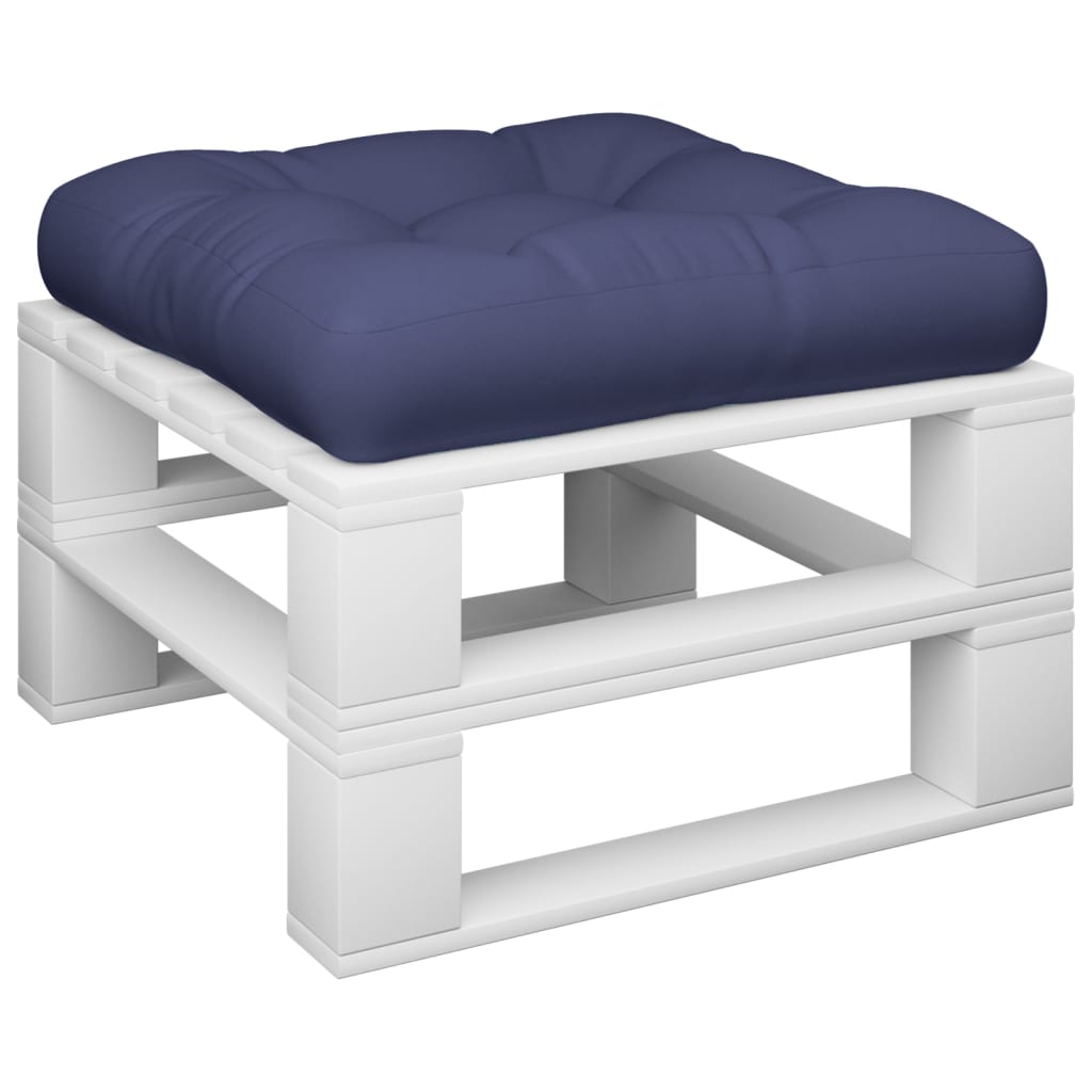 pallehynde 58x58x10 cm oxfordstof marineblå