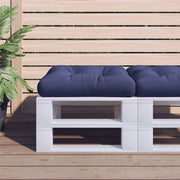 pallehynde 58x58x10 cm oxfordstof marineblå