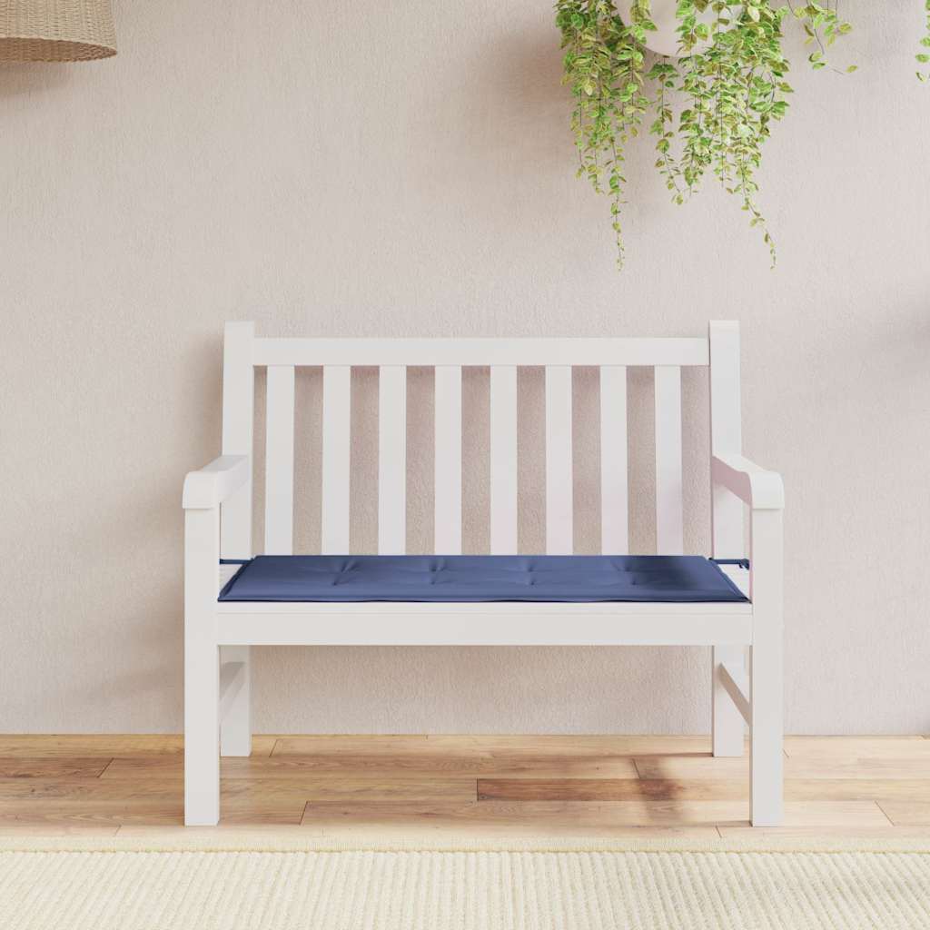 hynde til havebænk 100x50x4 cm oxfordstof marineblå