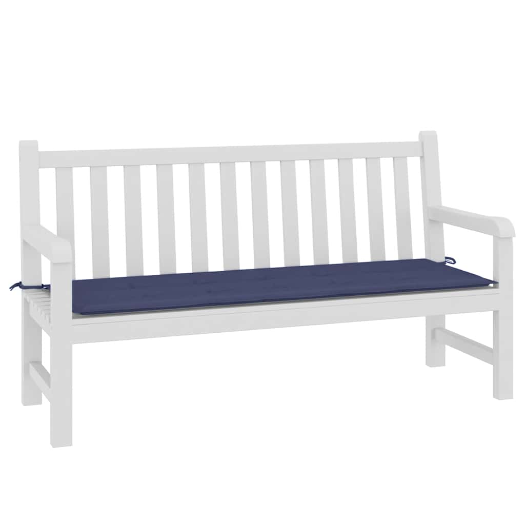 hynde til havebænk 150x50x4 cm oxfordstof marineblå