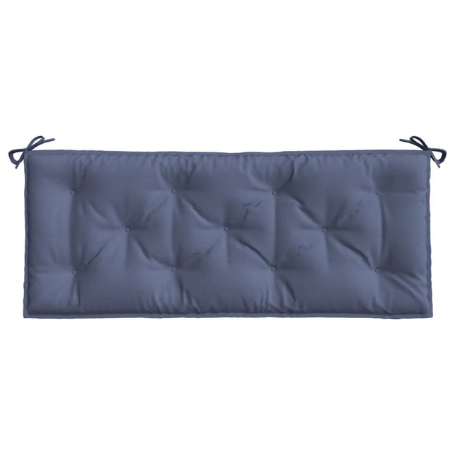 hynder til havebænk 120x50x7 cm oxfordstof marineblå
