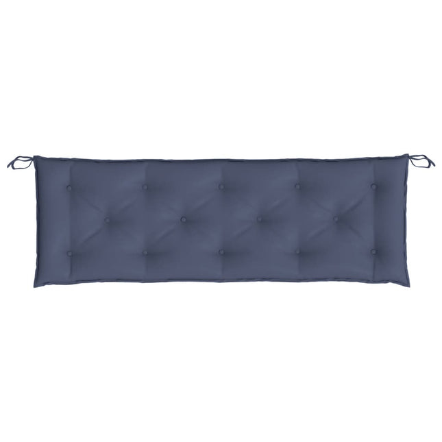 hynder til havebænk 150x50x7 cm oxfordstof marineblå