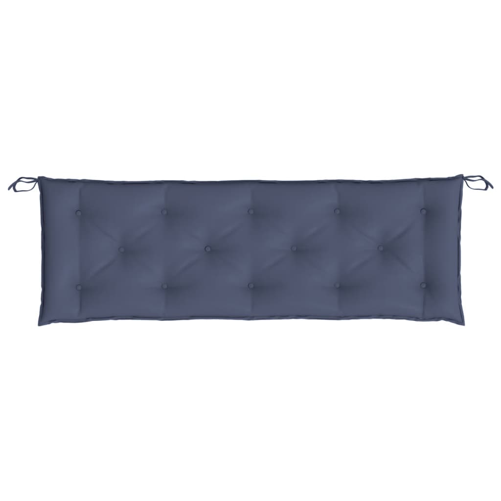 hynder til havebænk 150x50x7 cm oxfordstof marineblå