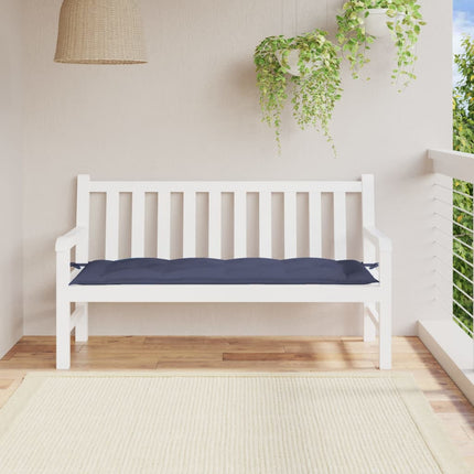 hynder til havebænk 150x50x7 cm oxfordstof marineblå