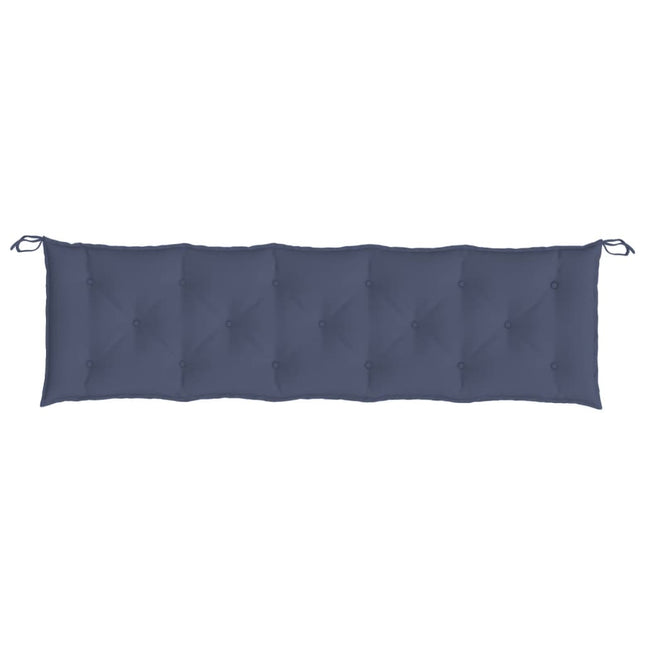 hynde til havebænk 180x50x7 cm oxfordstof marineblå
