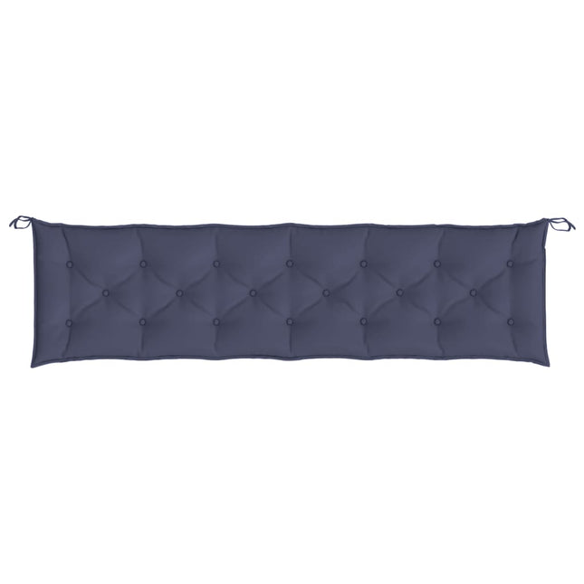 hynde til havebænk 200x50x7 cm oxfordstof marineblå