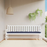 hynde til havebænk 200x50x7 cm oxfordstof marineblå