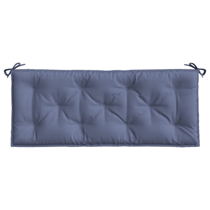 hynder til havebænk 2 stk. 120x50x7 cm oxfordstof marineblå