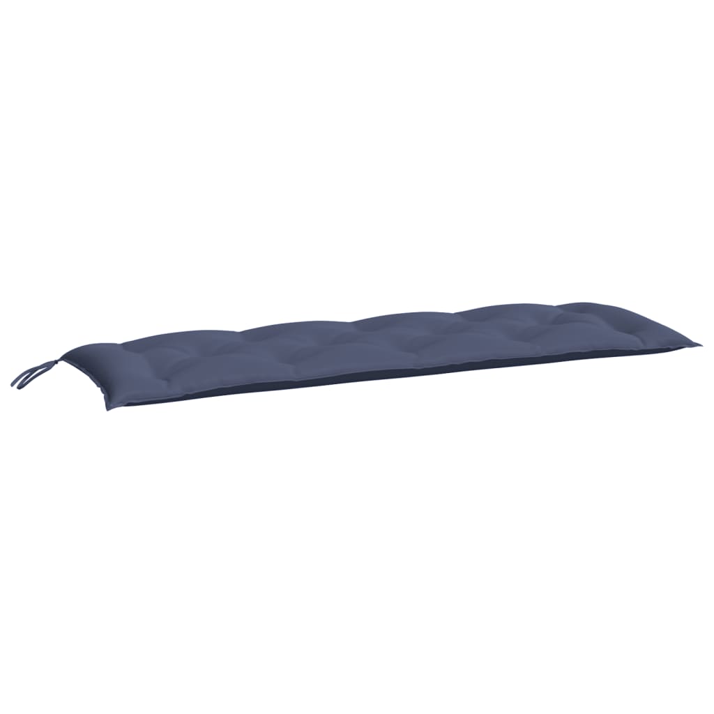 hynder til havebænk 2 stk. 150x50x7 cm oxfordstof marineblå