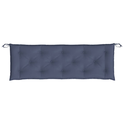 hynder til havebænk 2 stk. 150x50x7 cm oxfordstof marineblå