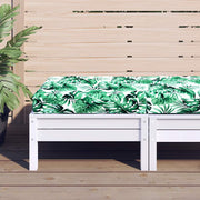 pallehynde 60x60x9,5 cm oxfordstof bladmønster