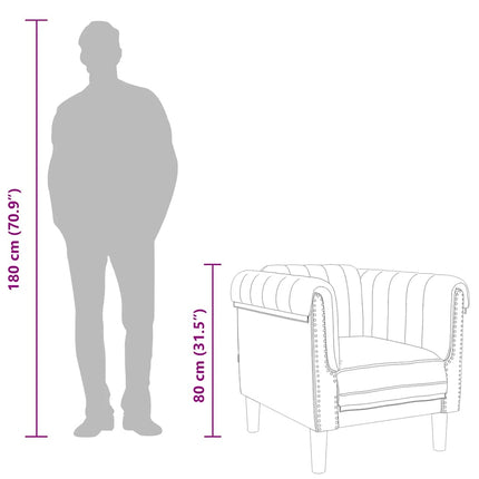 sofastol velour blå