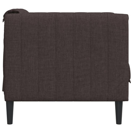sofastol stof mørkebrun