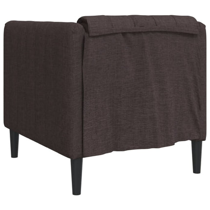 sofastol stof mørkebrun