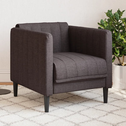sofastol stof mørkebrun