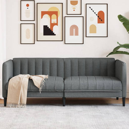 2-personers sofa stof mørkegrå