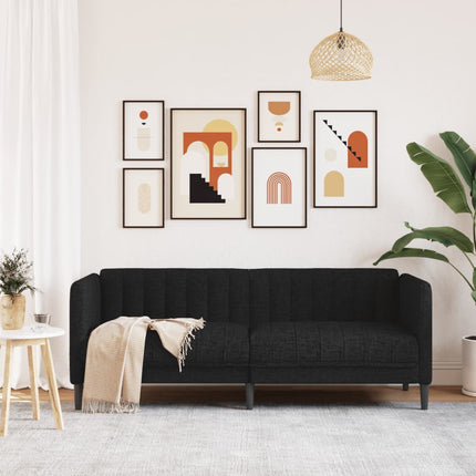 2-personers sofa stof sort