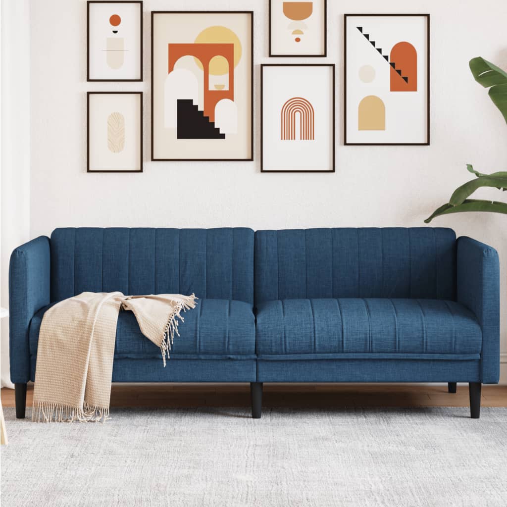 3-personers sofa stof bl