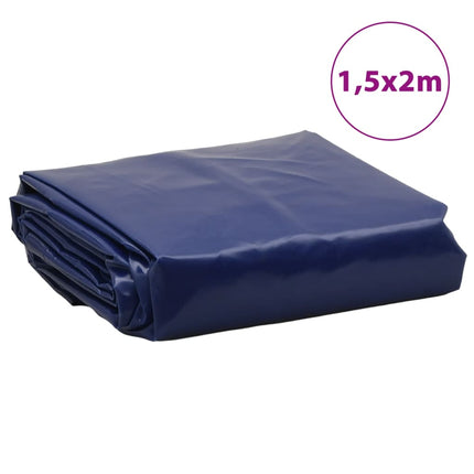 presenning 1,5x2 m 650 g/m² blå