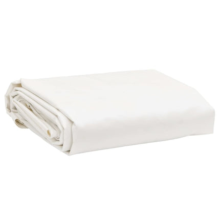 presenning 5x5 m 650 g/m² hvid