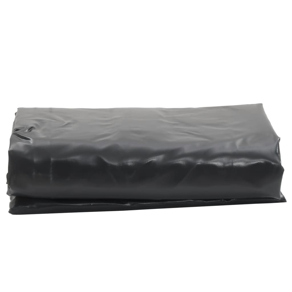 presenning 2,5x4,5 m 650 g/m² sort