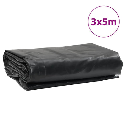 presenning 3x5 m 650 g/m² antracitgrå