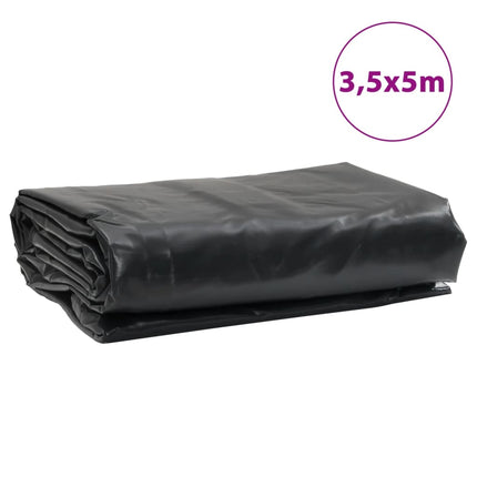 presenning 3,5x5 m 650 g/m² antracitgrå