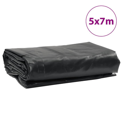 presenning 5x7 m 650 g/m² antracitgrå
