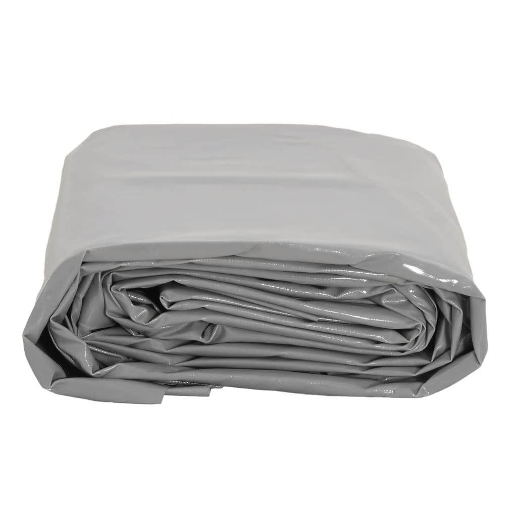 presenning 3x6 m 650 g/m² grå