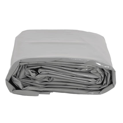 presenning 1,5x20 m 650 g/m² grå