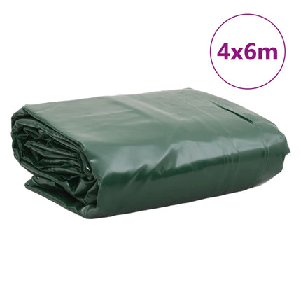 presenning 4x6 m 650 g/m² grøn