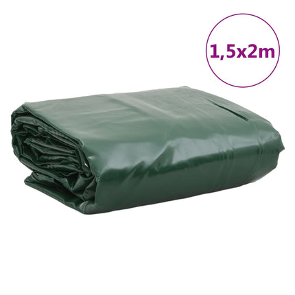 presenning 1,5x2 m 650 g/m² grøn