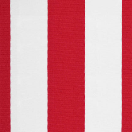 udskiftningsdug til markise 600x300 cm polyester rød og hvid
