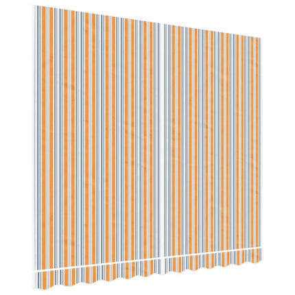 udskiftningsdug til markise 280x245 cm polyester orange og blå