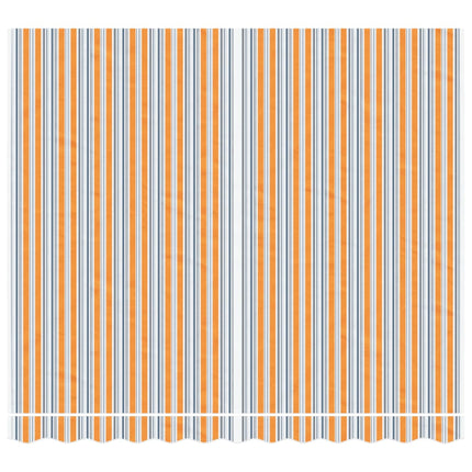 udskiftningsdug til markise 280x245 cm polyester orange og blå